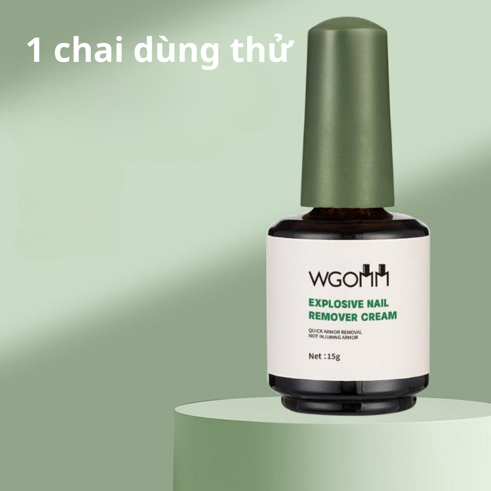 Kem sủi vảy sơn gel wgomm - gel tháo móng giả dạng sủi wgomm cho móng úp, base, đắp bột, đắp gel,.. an toàn young beauty