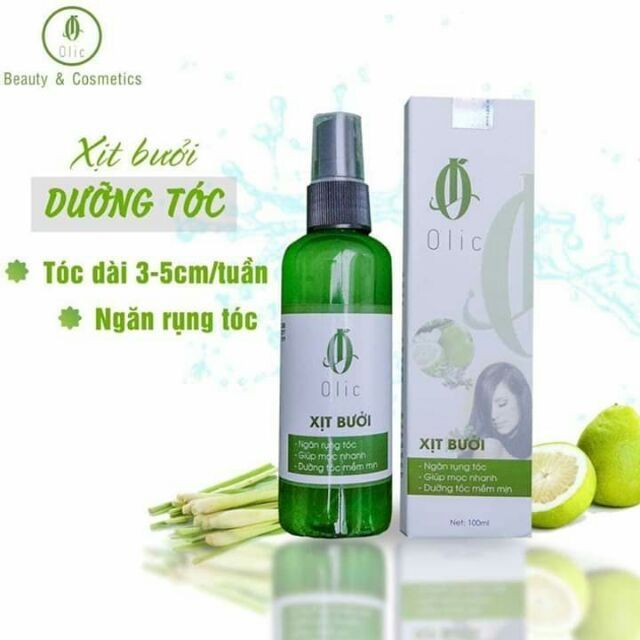 [HCM]Xịt bưởi Olic - ngăn rụng tóc mọc tóc hiệu quả kích thích mọc tóc