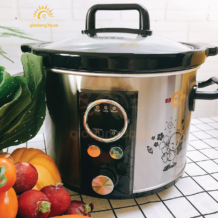 Nồi hầm chậm 160w, tự động 2.5 lít BBCooker DS-25
