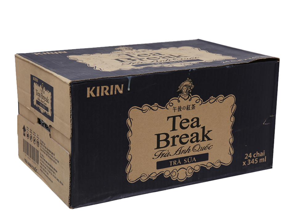 Combo 12 chai trà sữa Kirin Tea Break 345ml