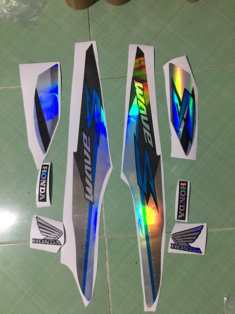 Tem wave S bạc xanh crom 2006 - 2021