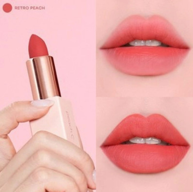 Son Thỏi Peach C Easy Matte Siêu Mịn Căng Mọng Lên Màu Chuẩn