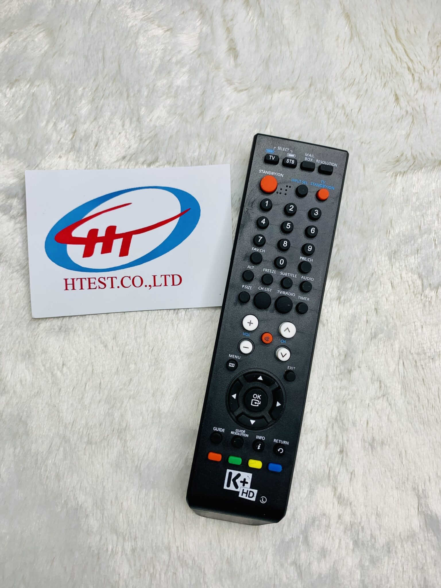 (Tặng kèm pin) Remote K+ HD (Có số tổng đài)