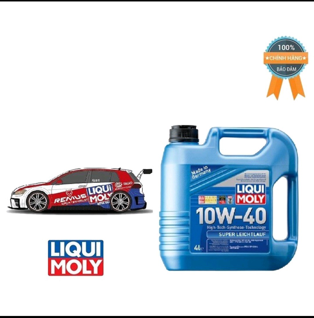 Nhớt ô tô liqui moly 10w40 super leichtlauf 4l