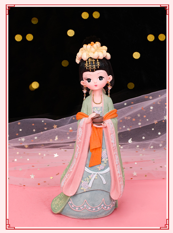 Tượng tiên nữ Hằng Nga size nhỏ 16.5cm