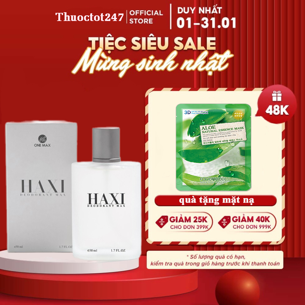(HAXI) Xịt khử mùi cơ thể HAXI