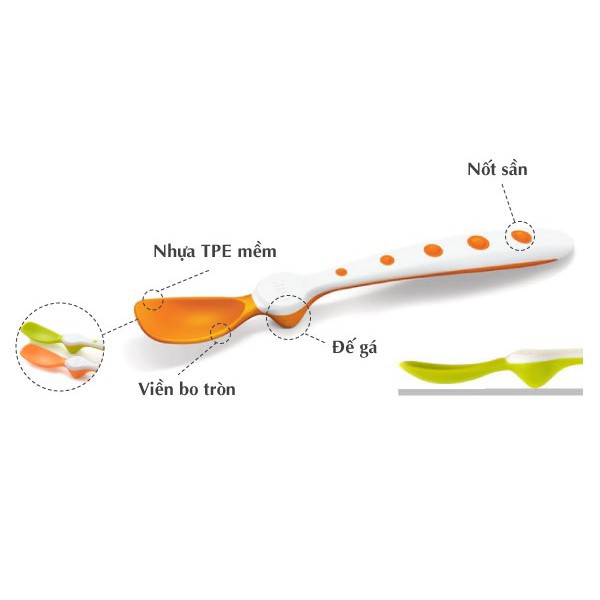 BỘ 5 THÌA MỀM NUK  nhập khẩu Đức