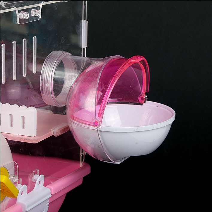 [Hoàn tiền 10%]Lồng hamster biệt thự 2 tầng full đồ mica