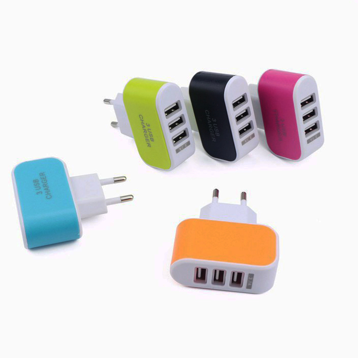 Cốc sạc đa năng 3 cổng 3.1A cốc sạc USB