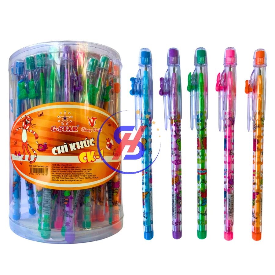 10 cây bút chì khúc thái lan g-star ck01