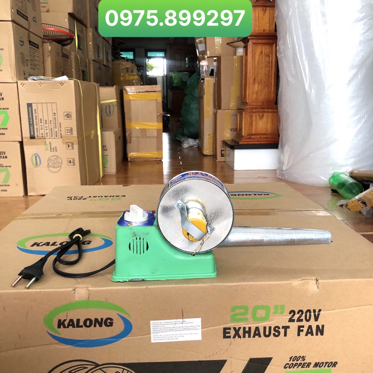 Quạt thổi hoả tốc 15W bếp lò - quạt 15W