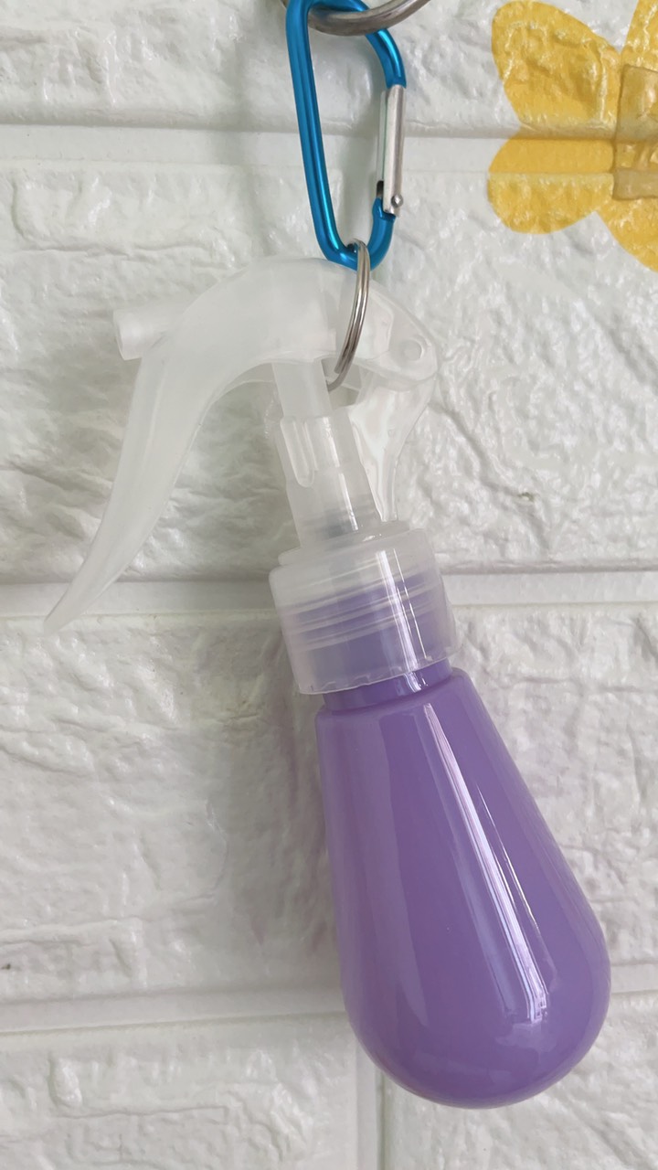 60ml Mini Light Bulb Spray Bottle with Keychain!
