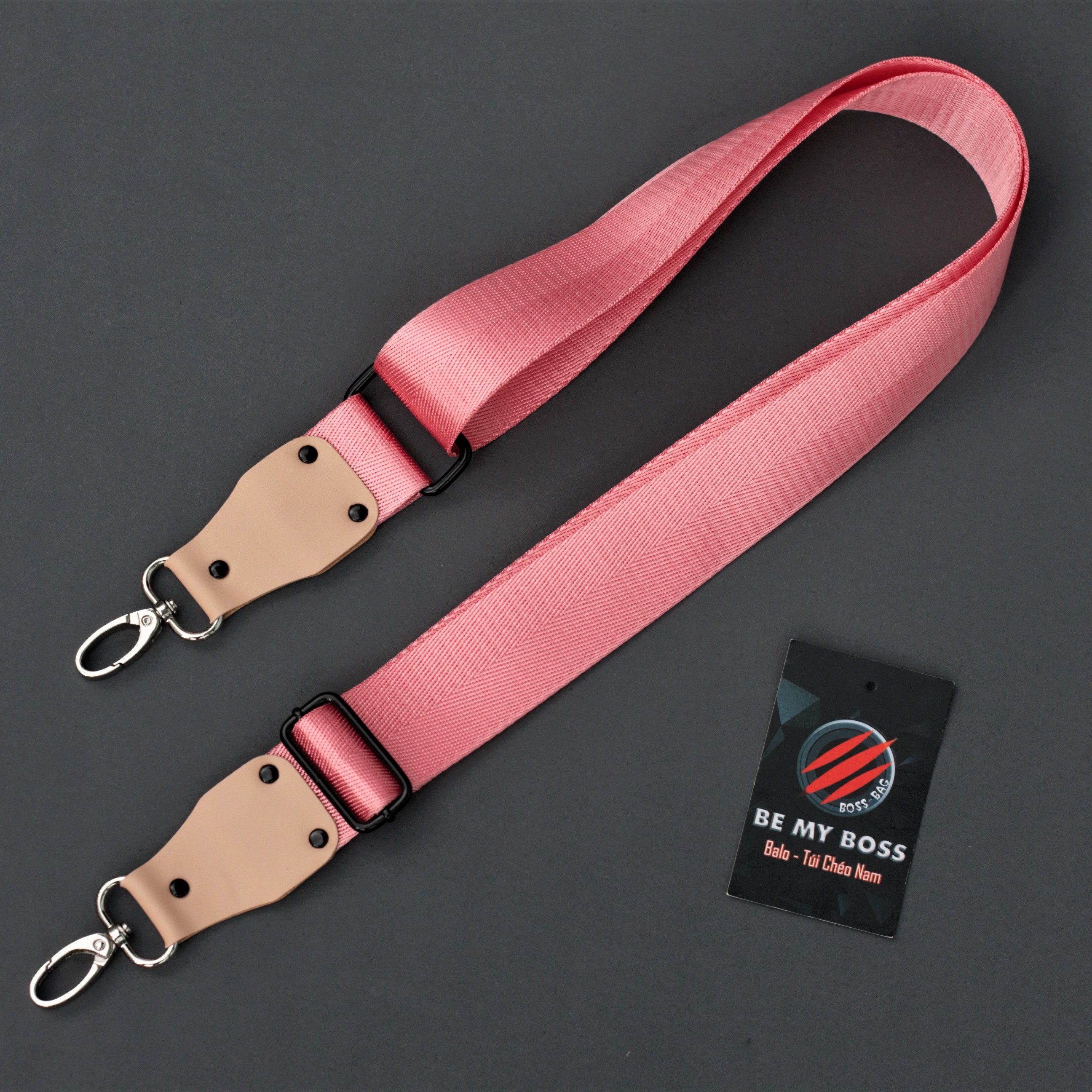 Dây Đeo Chéo Poly Cho Túi Xách, Máy Ảnh Trơn Màu
