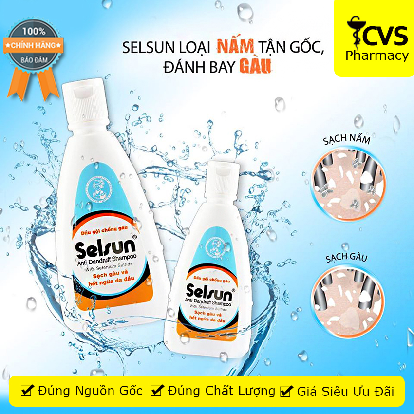 Dầu gội chống gàu Selsun Anti-Dandruff Shampoo - cvspharmacy