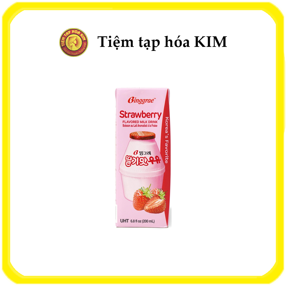 Sữa tươi tiệt trùng Binggrae Hàn Quốc 200ml