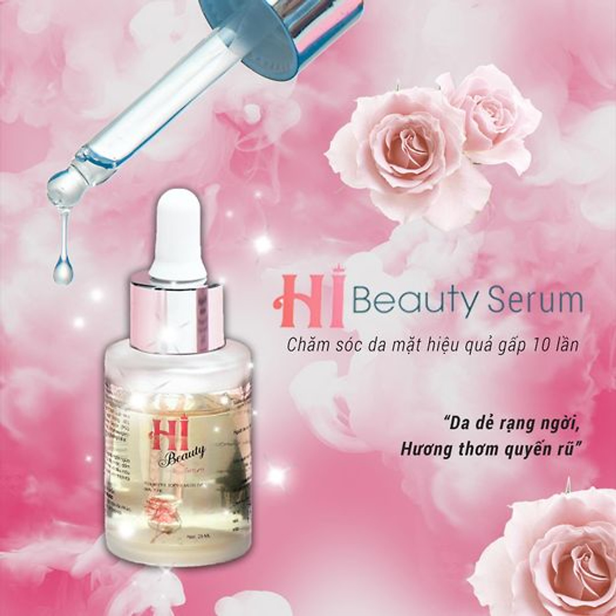 [Tặng Vòng Tay]Serum Hi Beauty - Trắng Da Sạch Nám Chính Hãng + Tặng Kèm Vòng tay may mắn - AN001