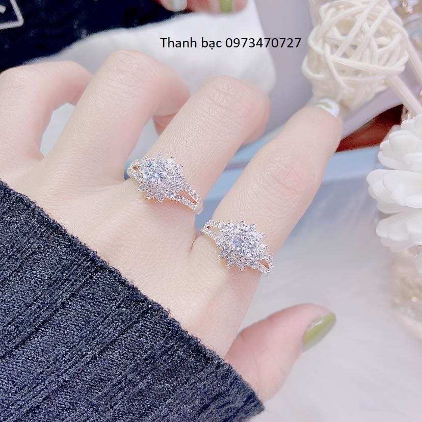 Nhẫn nữ - nhẫn nữ bạc ta - kiểu cash mới - phụ kiện thời trang