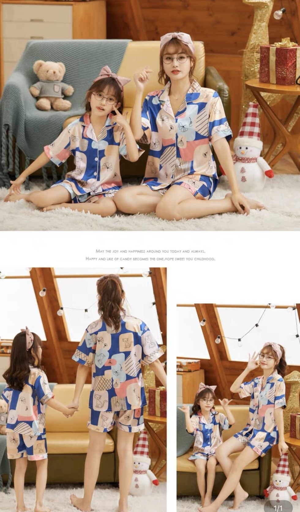 [SIZE NHÍ+ĐẠI+CỒ] SÉT BỘ  PIJAMA BÉ GÁI IN HÌNH BÚP BÊ