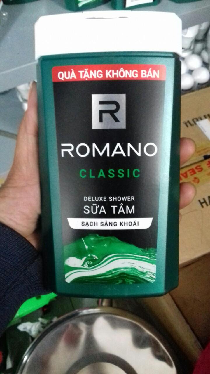 Sữa Tắm hoặc dầu gội Cao cấp Nam Romano Classic 150g (hàng tặng)