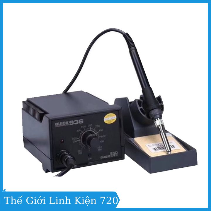 Máy Hàn Quick 936A Zin điện áp 220V-60W bảo hành 6 tháng