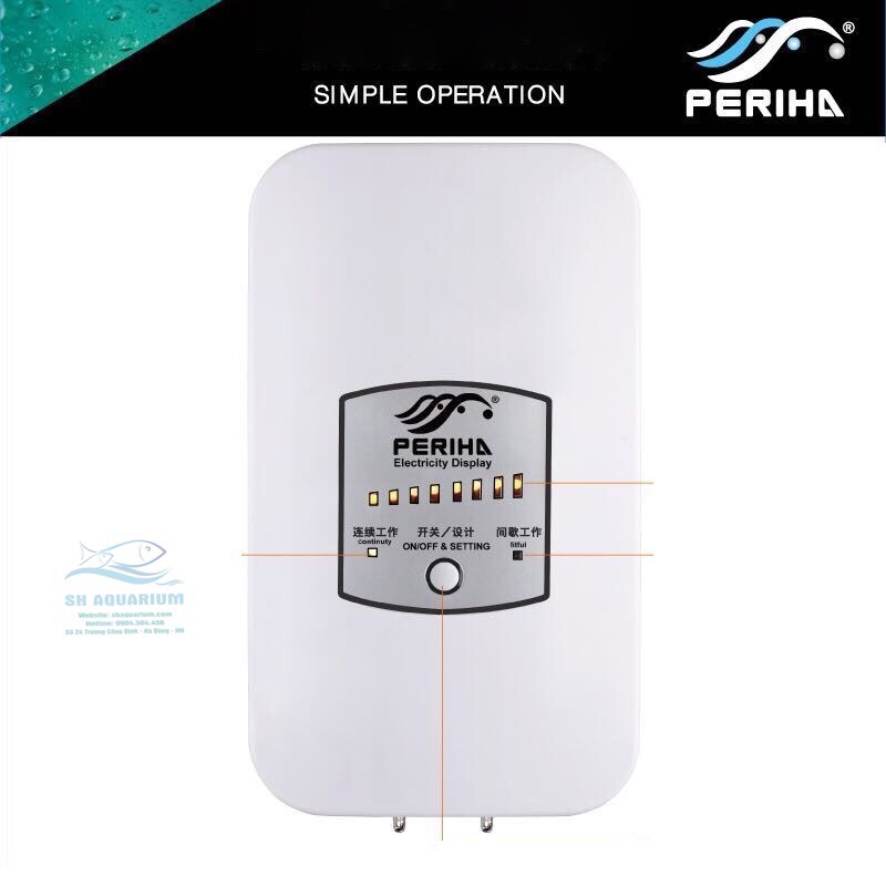 [HOÀN TIỀN 10%]MÁY SỦI OXY TÍCH ĐIỆN PERIHA MG-3280
