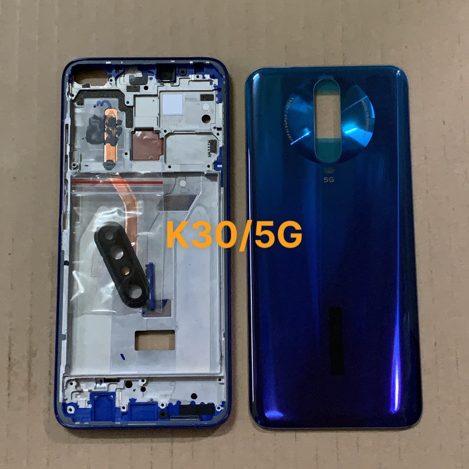 Bộ vỏ Xiaomi Redmi K30 5G - bản có lỗ trọc sim phía dưới