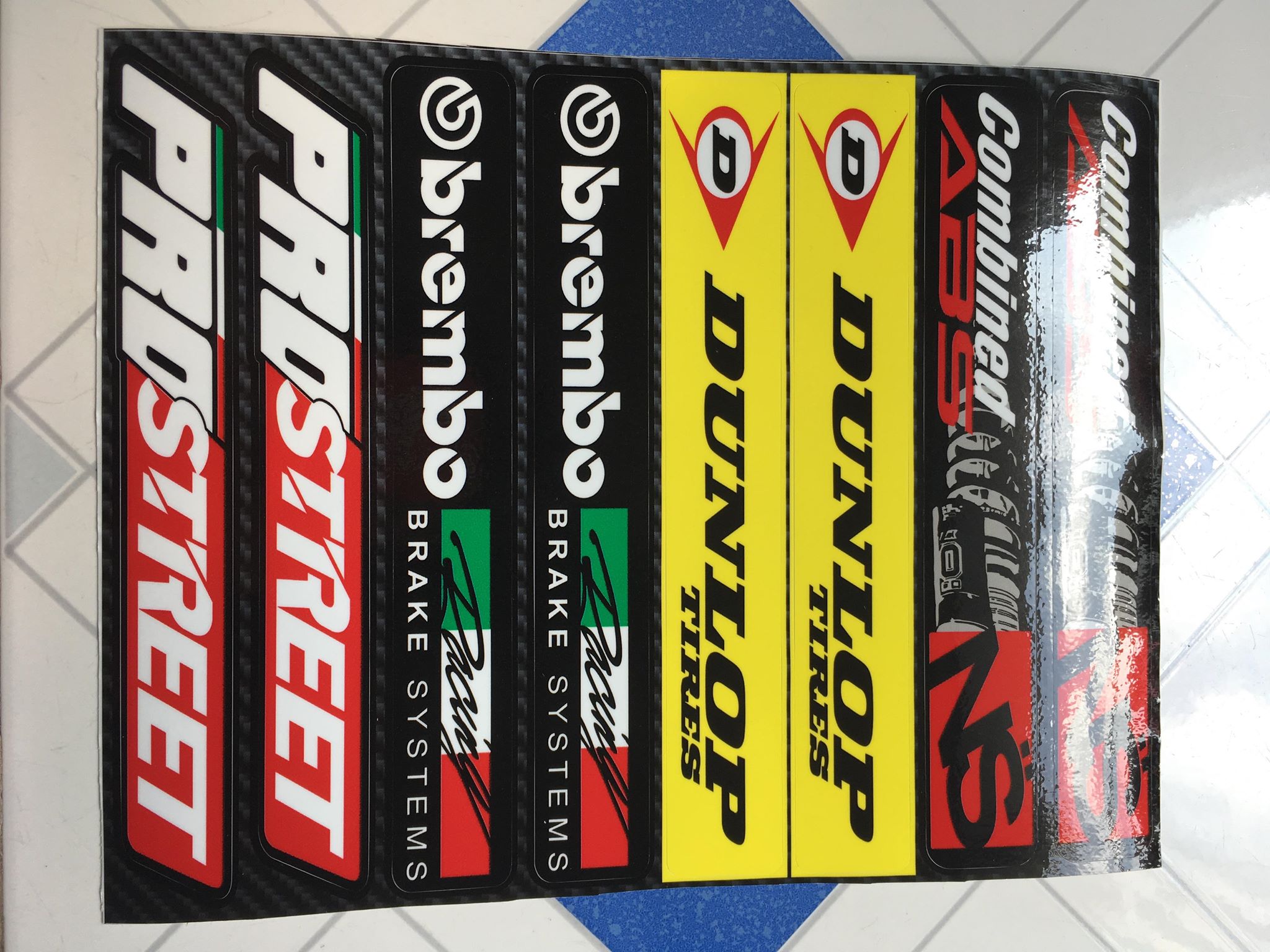 [HCM]sét tem dán phuộc abs dunlop