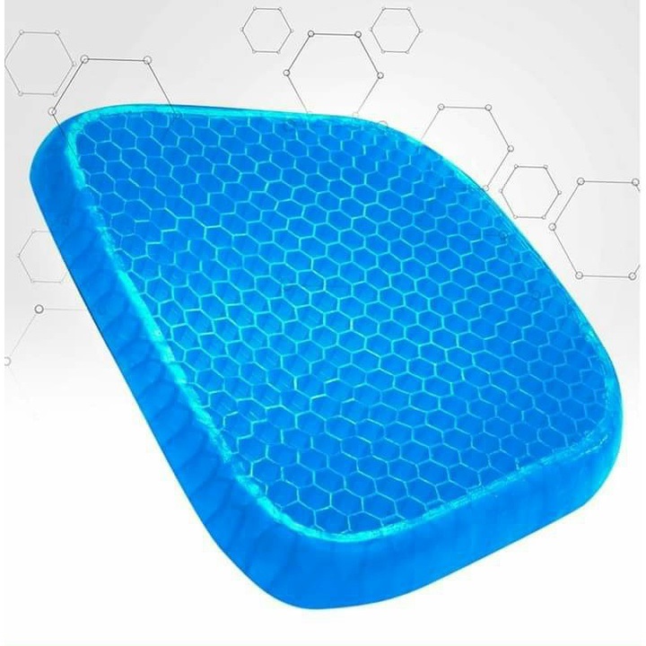 Đệm ngồi 3d silicon thông minh chống dau mỏi - đệm lót ghế gel tổ ong,đệm ngồi hỗ trợ mông - đệm ngồi 3d silicon cao cấp - có hộp, vỏ chống trượt - cấu trúc tổ ong thông minh - chống đau mỏi