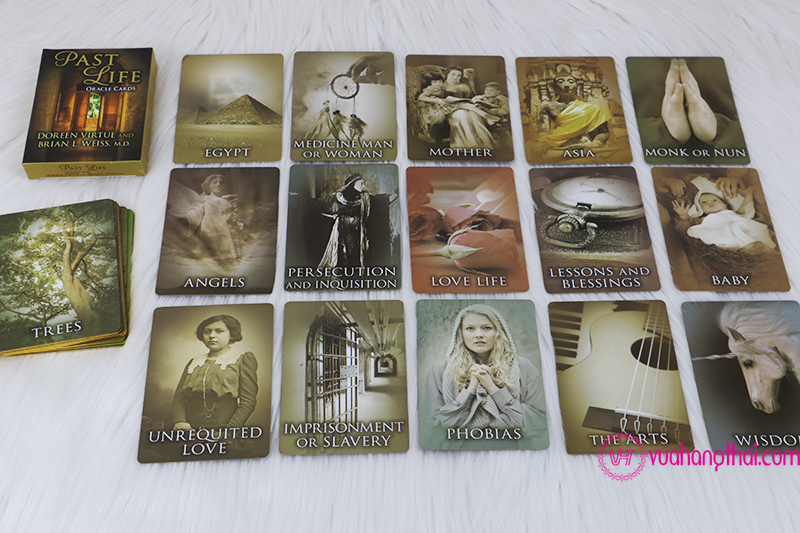 Bộ Bài Bói Tarot Past Life Oracle Cards Cao Cấp