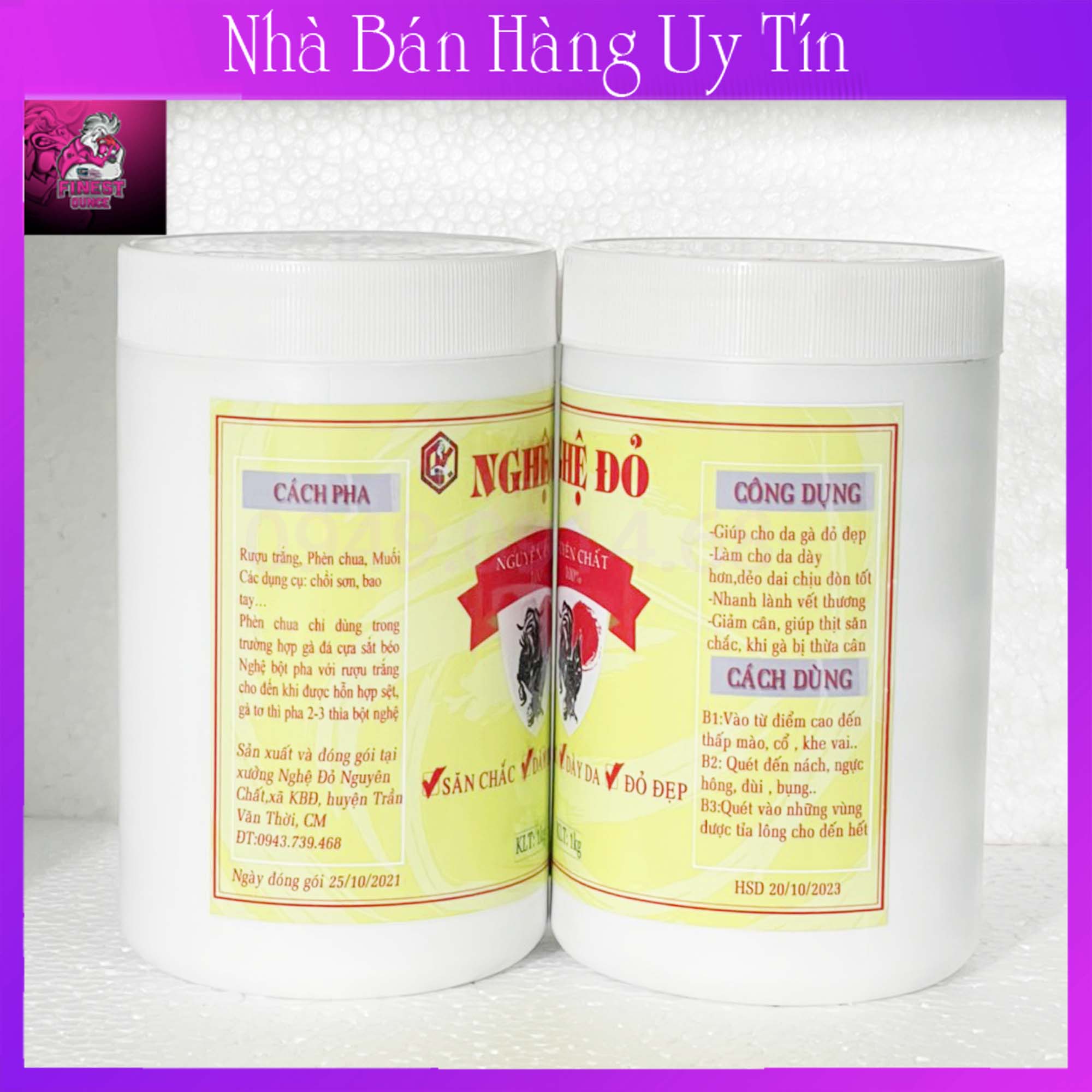 Nghệ đỏ nguyên chất 1kg cho gà đá
