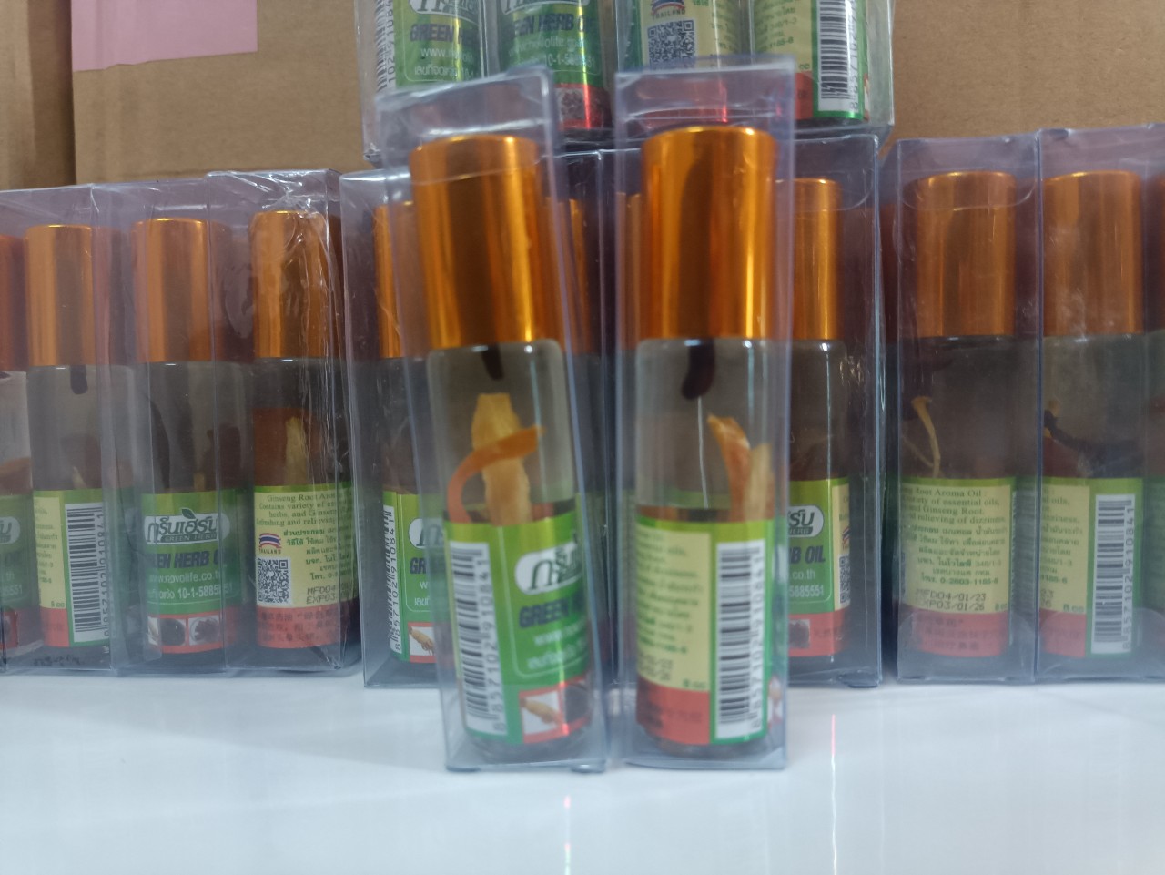 Dầu Sâm Thảo Dược Dạng Lăn Chuẩn Thái Lan 8ML
