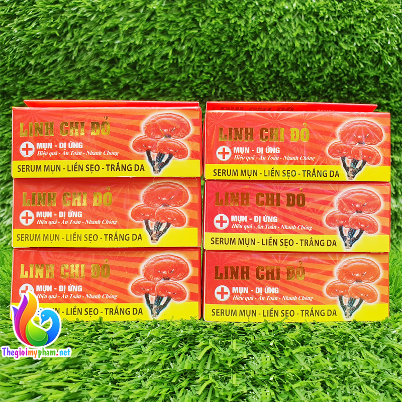 Serum Ngừa Mụn Thâm Trắng Da Linh Chi Đỏ 10ml