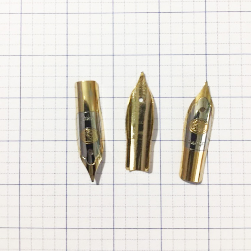 Set 5 Ngòi bút máy luyện viết chữ đẹp (Ngòi hoa vàng)