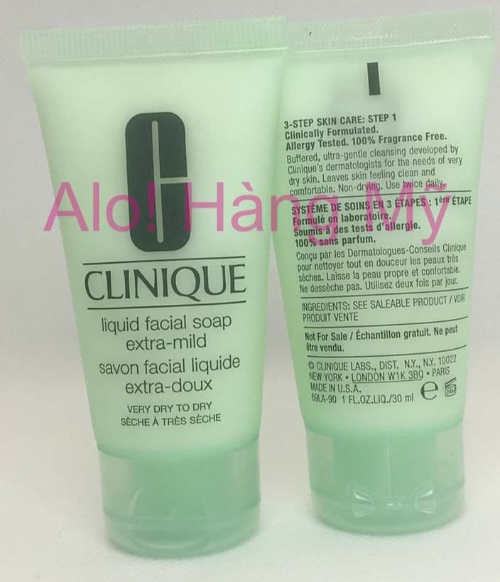 Clinique Liquid Facial Soap Extra Mild (30ml)