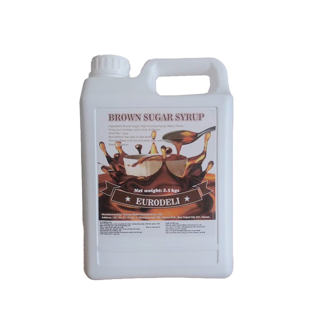 Syrup Đường Đen Eurodeli 2,5Kg