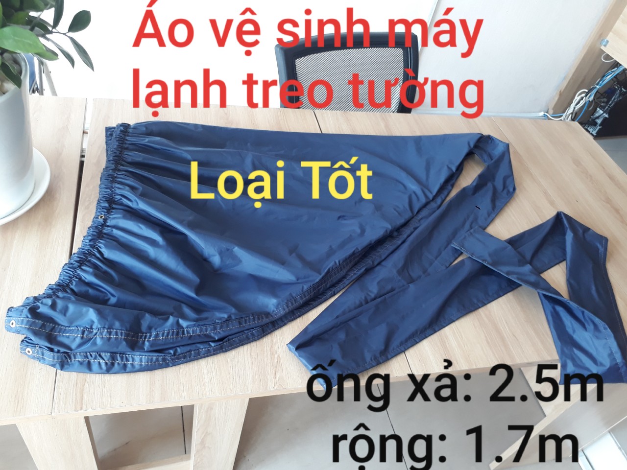 Áo vệ sinh máy lạnh có đuôi 1m80