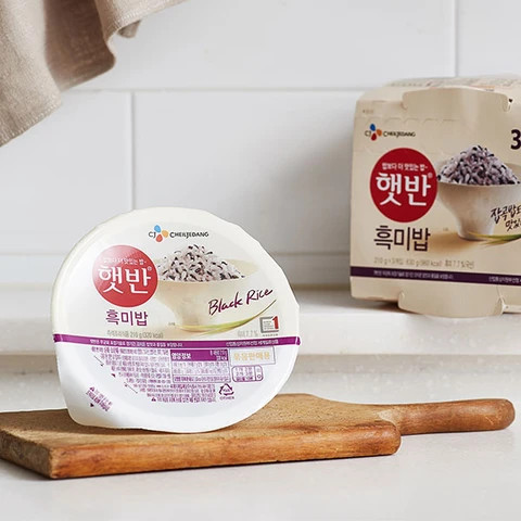 Cơm gạo nếp than/gạo mầm/ngũ cốc CJ 210g
