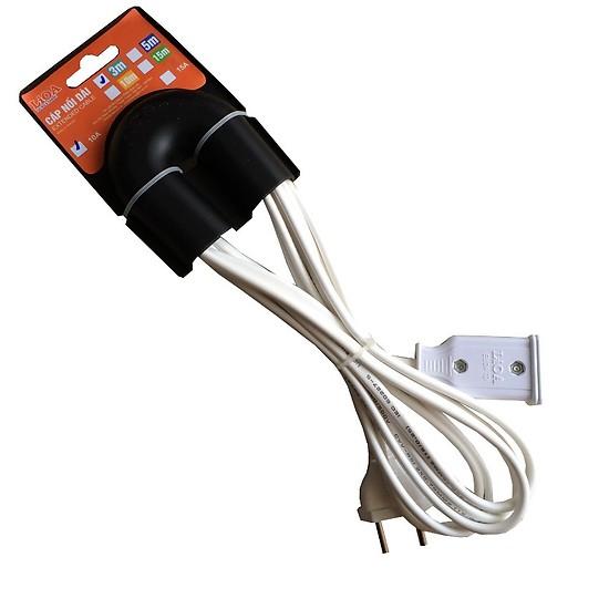 Dây điện nối dài LIOA 2 Lõi 10A C*-2-10A (màu trắng)