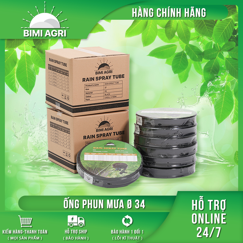 Ống Mềm Phun Mưa Phi 21-27-34-42