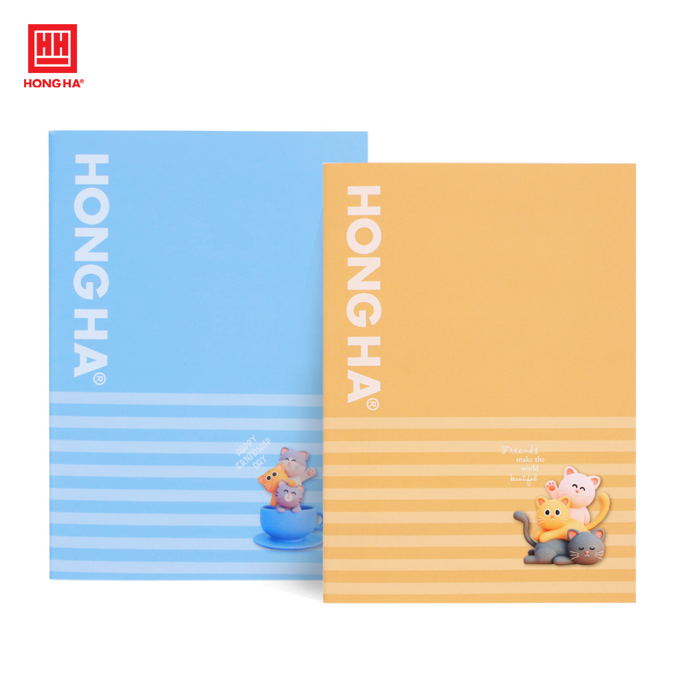 Vở kẻ ngang may gáy 120 trang hồng hà study colorful - 1451