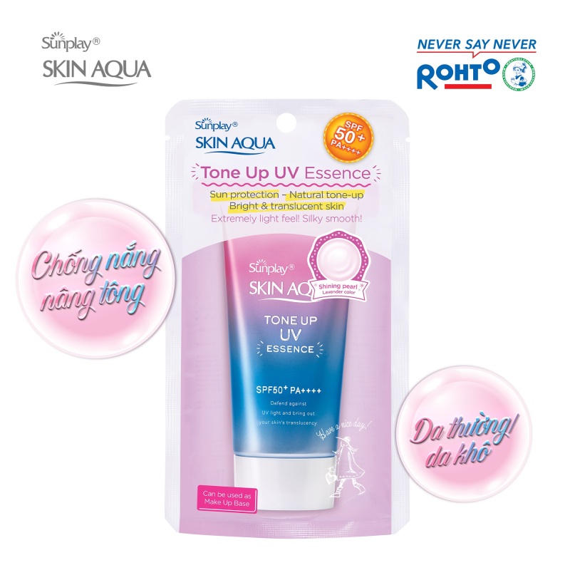 Kem chống nắng tinh chất hiệu chỉnh sắc da Sunplay Skin Aqua Tone Up UV Essence SPF50+ PA++++ 50g giá rẻ