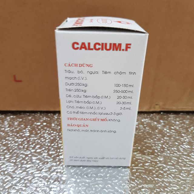 1 lọ bổ sung can xi 100 ml thú y