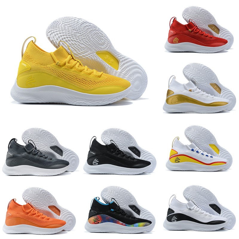 Giày bóng rổ Curry 8 - Tích hợp Zoom, Air chuẩn, Full box, tem mác