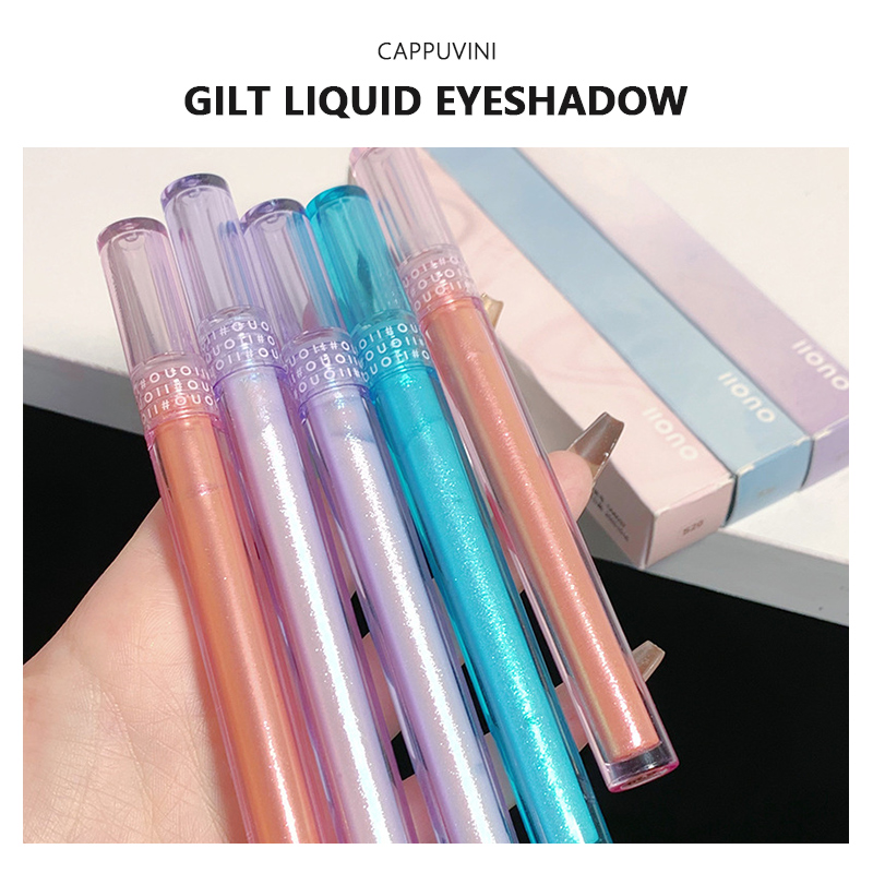 Chất lỏng Eyeshadow Shining Sequin Pearlescent Lying Silkworm Chất lỏng Eyeshadow Mỹ phẩm YVETTERY