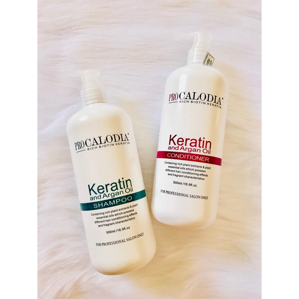 Dầu gội Keratin Calodia Shampoo 500ml
