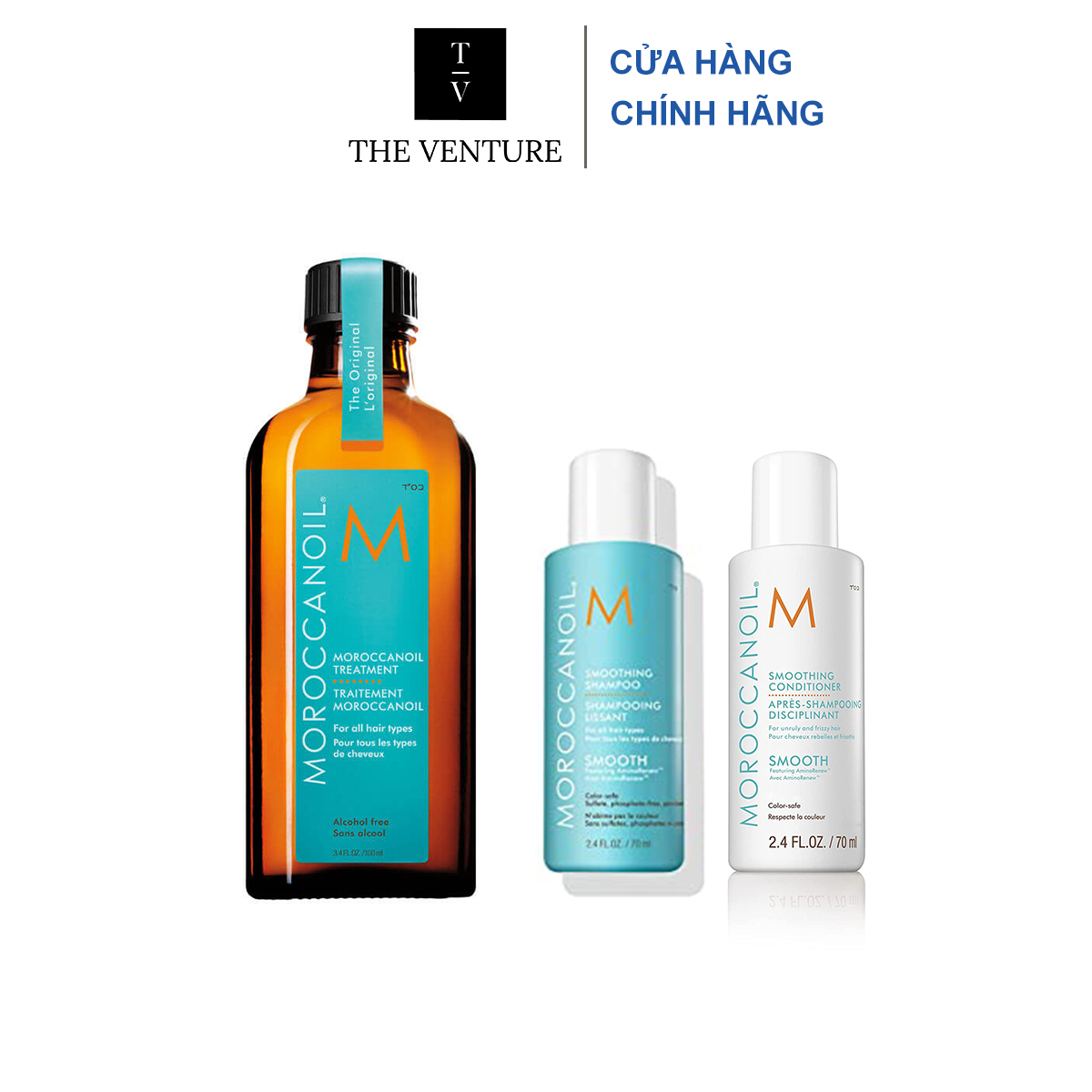 Bộ Sản Phẩm Moroccanoil Back to Basic Smooth Set
