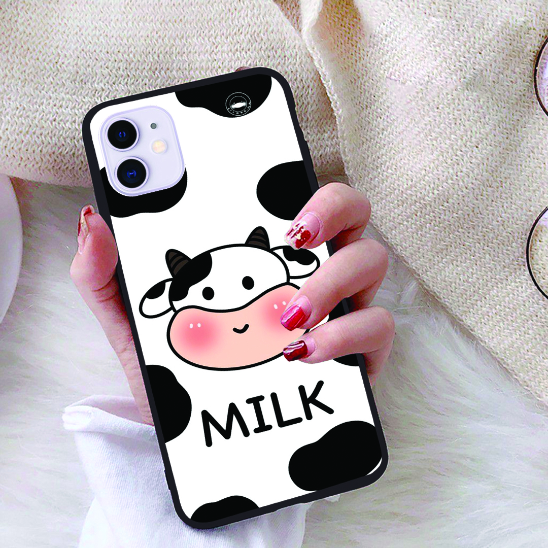 Ốp lưng iPhone 11 viền dẻo TPU BST Bò Sữa