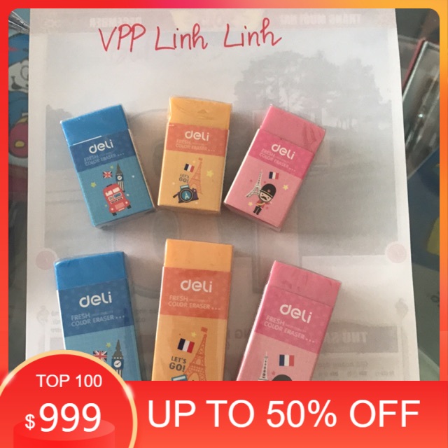 1 Cái Gôm Tẩy Màu Deli
