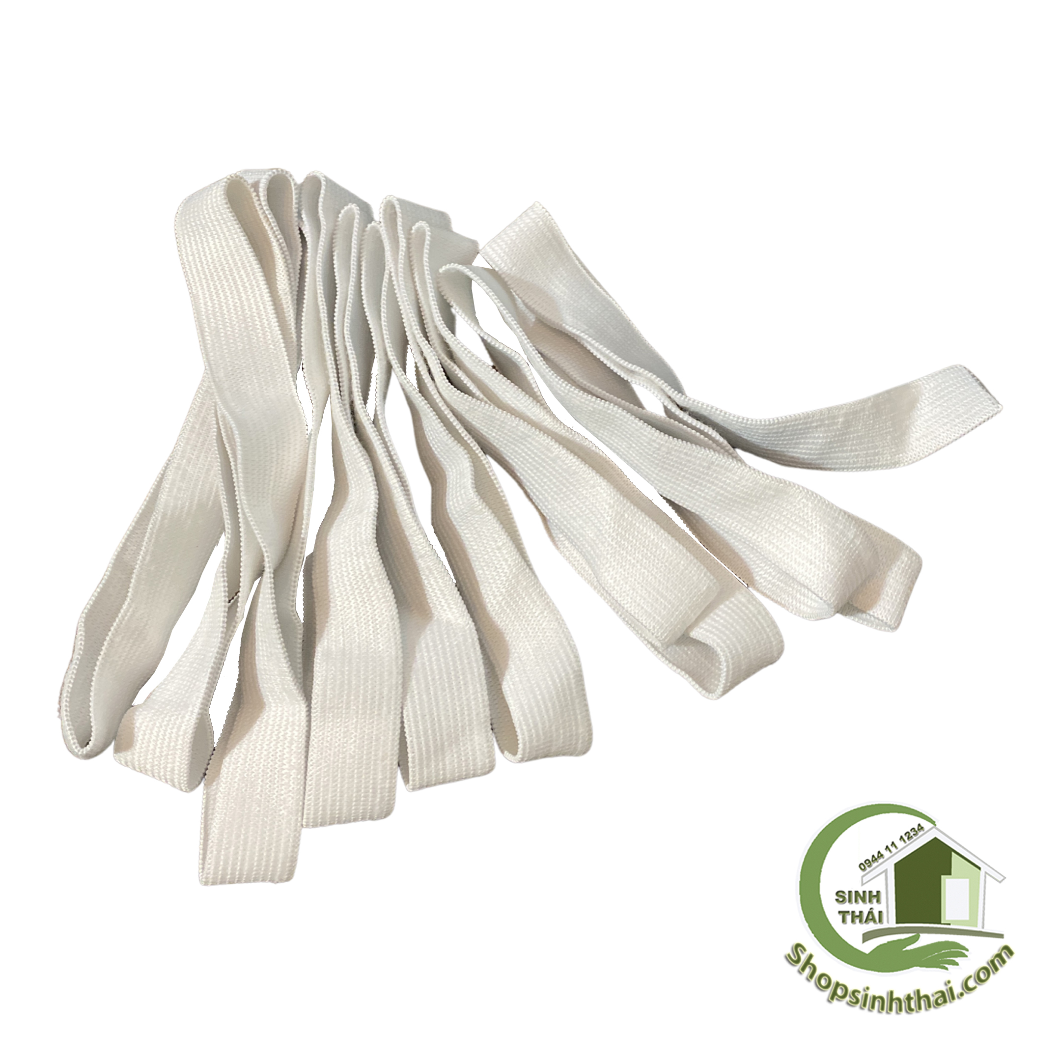 [HCM]Dây thun may đồ - dây chun luồn quần - màu trắng - bản to 2cm [ 1 mét ] cắt thành 1 dây dài tùy số lần đặt