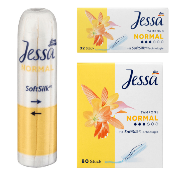 Tampon Jessa Normal 3 giọt - Tampon Jessa - Băng vệ sinh dạng nút Tampons Jessa - Đức